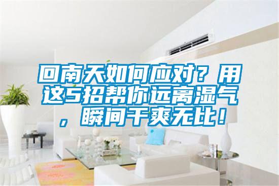 回南天如何應(yīng)對?用這5招幫你遠(yuǎn)離濕氣,瞬間干爽無比!