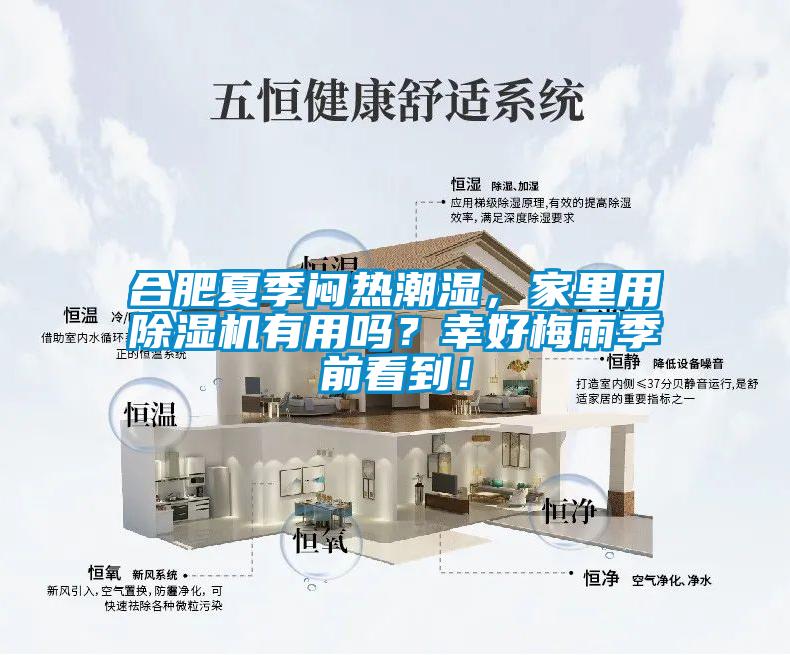 合肥夏季悶熱潮濕,家里用除濕機(jī)有用嗎?幸好梅雨季前看到!
