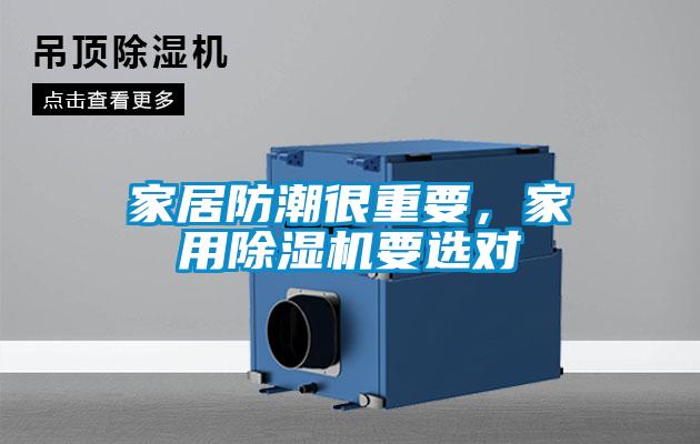 家居防潮很重要，家用除濕機要選對
