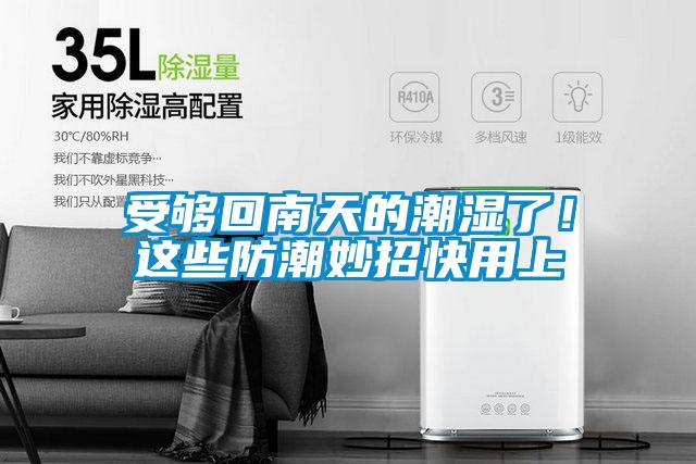 受夠回南天的潮濕了！這些防潮妙招快用上