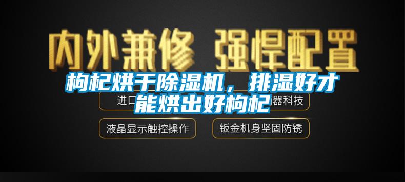 枸杞烘干除濕機,排濕好才能烘出好枸杞