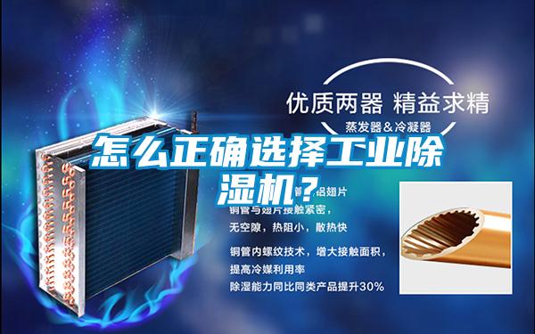 怎么正確選擇工業除濕機?