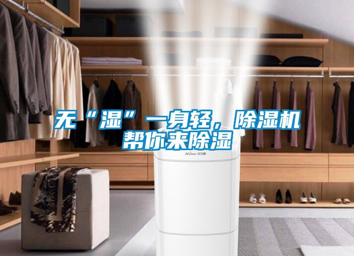 無“濕”一身輕，除濕機幫你來除濕