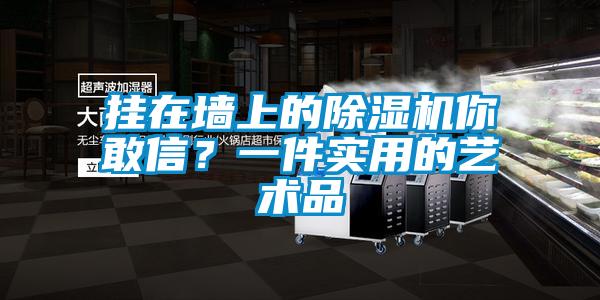 掛在墻上的除濕機你敢信？一件實用的藝術品