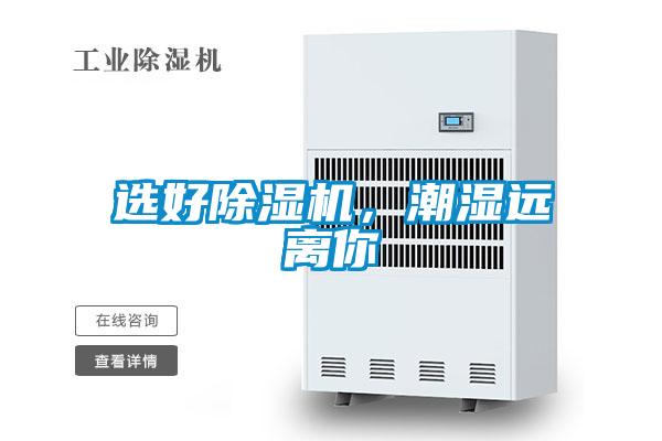 選好除濕機,潮濕遠離你