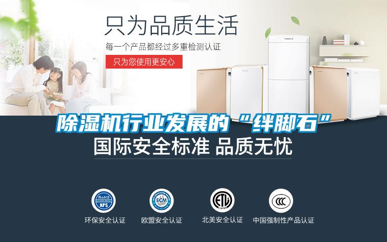 除濕機行業發展的“絆腳石”