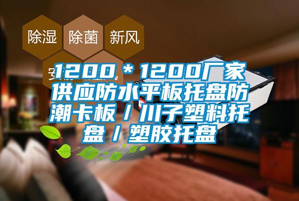 1200＊1200廠家供應(yīng)防水平板托盤防潮卡板／川子塑料托盤／塑膠托盤