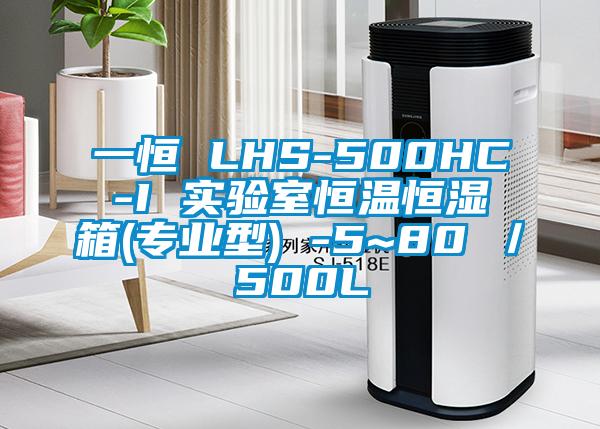 一恒 LHS-500HC-I 實驗室恒溫恒濕箱(專業型) -5~80℃／500L
