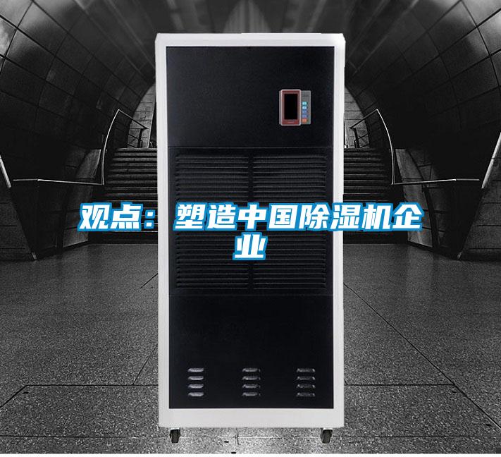 觀點:塑造中國除濕機(jī)企業(yè)