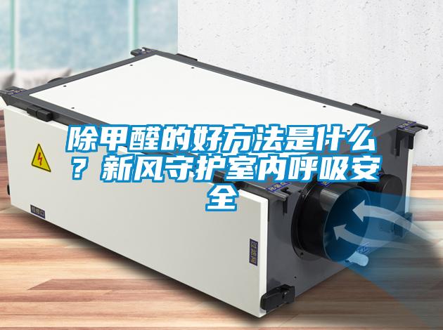 除甲醛的好方法是什么？新風(fēng)守護(hù)室內(nèi)呼吸安全