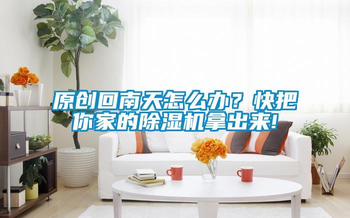 原創(chuàng)回南天怎么辦？快把你家的除濕機(jī)拿出來(lái)!
