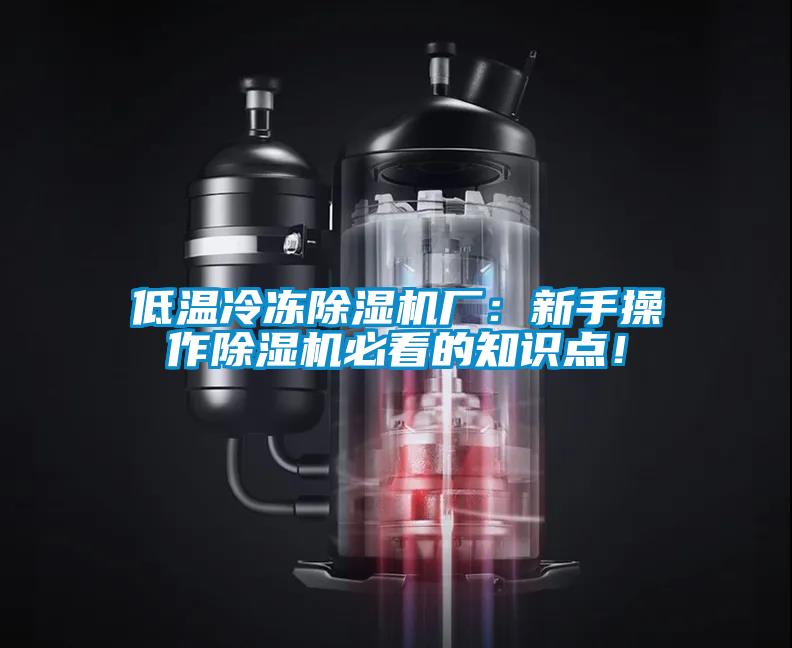 低溫冷凍除濕機廠：新手操作除濕機必看的知識點！