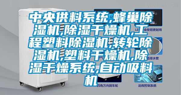 中央供料系統,蜂巢除濕機,除濕干燥機,工程塑料除濕機,轉輪除濕機,塑料干燥機,除濕干燥系統,自動吸料機