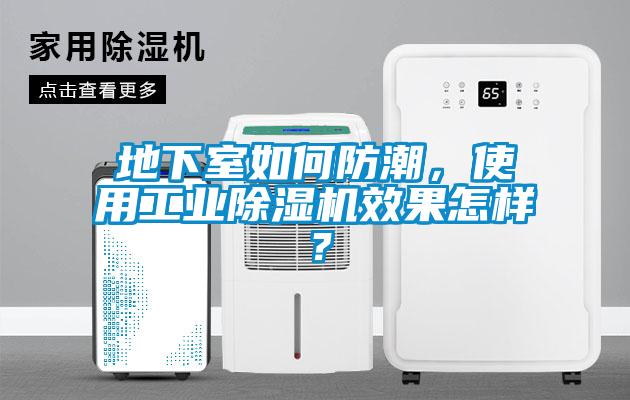 地下室如何防潮，使用工業除濕機效果怎樣？