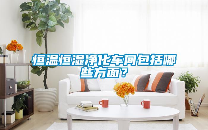 恒溫恒濕凈化車間包括哪些方面？