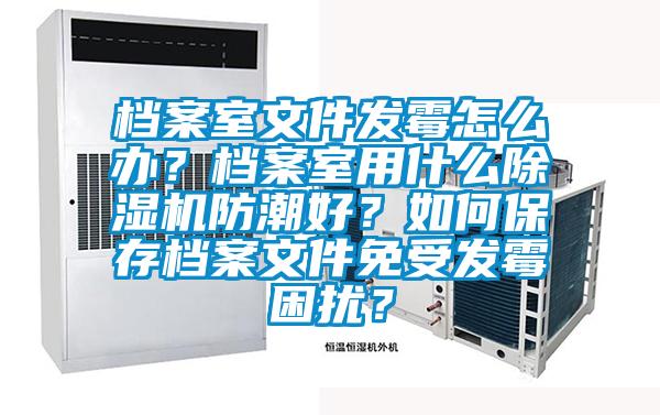 檔案室文件發霉怎么辦？檔案室用什么除濕機防潮好？如何保存檔案文件免受發霉困擾？