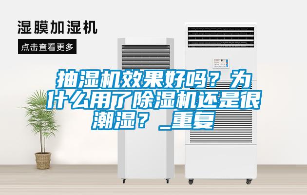 抽濕機效果好嗎?為什么用了除濕機還是很潮濕?_重復(fù)