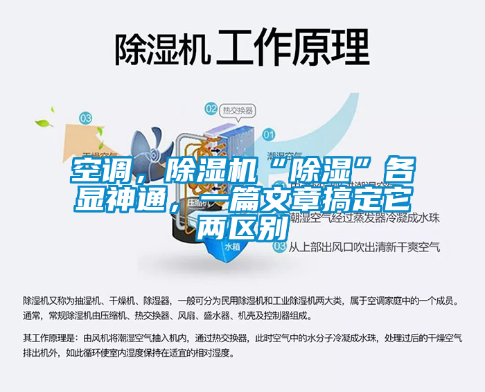 空調(diào),除濕機(jī)“除濕”各顯神通,一篇文章搞定它兩區(qū)別