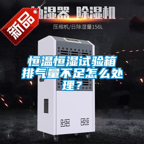 恒溫恒濕試驗箱排氣量不足怎么處理?