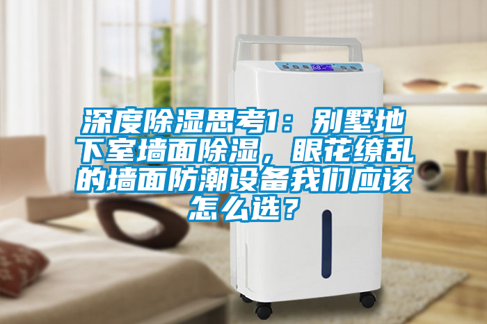 深度除濕思考1：別墅地下室墻面除濕，眼花繚亂的墻面防潮設備我們應該怎么選？