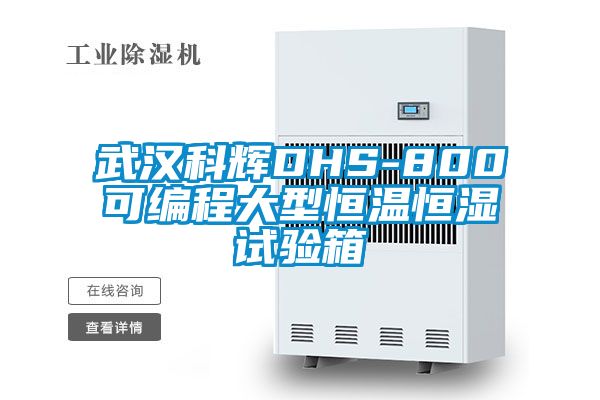武漢科輝DHS-800可編程大型恒溫恒濕試驗箱