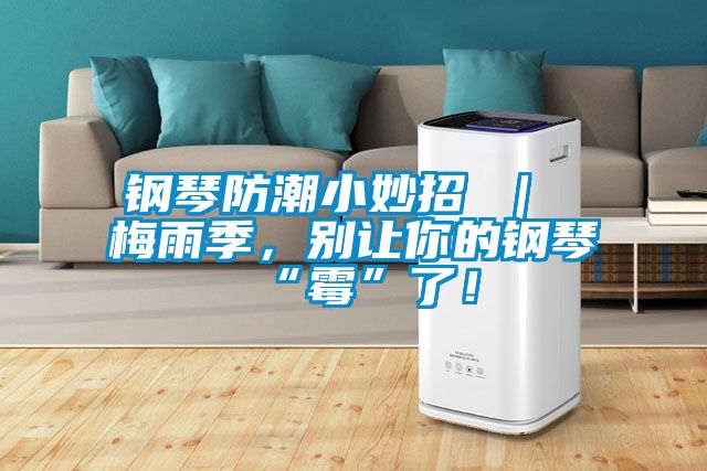 鋼琴防潮小妙招 ｜ 梅雨季，別讓你的鋼琴“霉”了！