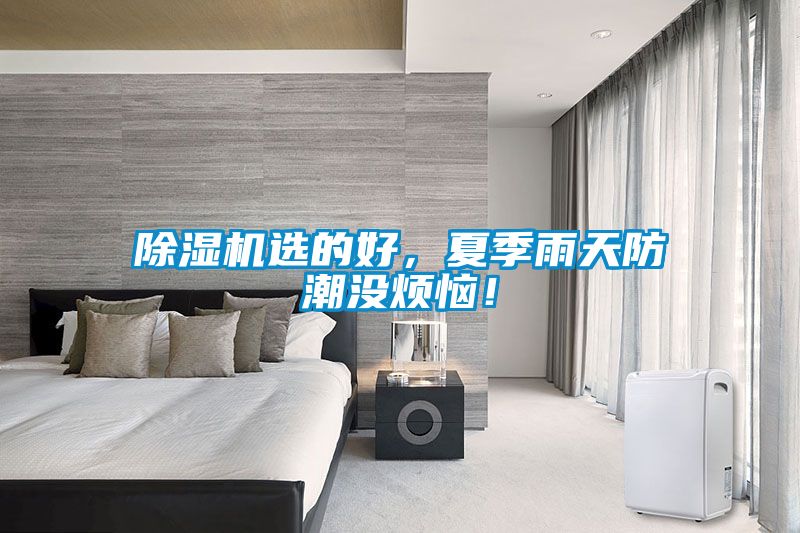 除濕機(jī)選的好，夏季雨天防潮沒煩惱！