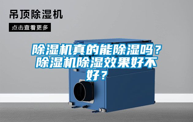 除濕機真的能除濕嗎？除濕機除濕效果好不好？